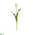 Silk Plants Direct Dutch Tulip Artificial Flower - White - Pack of 12