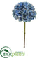 Silk Plants Direct Hydrangea Artificial Flower - Blue - Pack of 3