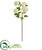 Silk Plants Direct Snowball Hydrangea Artificial Flower - Light Green - Pack of 3