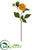 Silk Plants Direct Dahlia Artificial Flower - White - Pack of 6