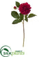 Silk Plants Direct Dahlia Artificial Flower - Red - Pack of 6