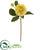 Silk Plants Direct Dahlia Artificial Flower - White - Pack of 6