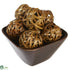 Silk Plants Direct Decorative Balls - Brown - Pack of 12