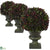 Silk Plants Direct Pepper Berry Ball Topiary - Pack of 1