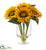 Silk Plants Direct Sunflower - Pack of 1