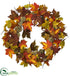Silk Plants Direct Maple Pine Cone Wreath - Pack of 1