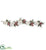 Silk Plants Direct Frosted Magnolia & Berry Artificial Garland - Pack of 1
