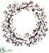 Silk Plants Direct Cotton Ball Wreath - Pack of 1