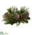 Silk Plants Direct Pine Cone and Pine Candelabrum - Pack of 1