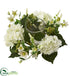 Silk Plants Direct Hydrangea Candelabrum - Pack of 1