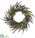 Silk Plants Direct Lavender Wreath - Pack of 1