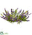 Silk Plants Direct Lavender Candelabrum - Pack of 1