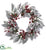 Silk Plants Direct Snowy Magnolia Berry Artificial Wreath - Pack of 1
