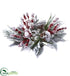 Silk Plants Direct Snowy Magnolia Berry Candelabrum - Pack of 1