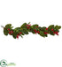 Silk Plants Direct Magnolia Berry Pine Artificial Garland - Pack of 1