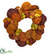 Silk Plants Direct Fiddle Leaf Artificial Wreath - Pack of 1