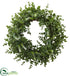 Silk Plants Direct Eucalyptus Double Ring Wreath - Pack of 1