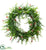 Silk Plants Direct Floral & Fern Double Ring Wreath - Pack of 1