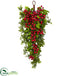 Silk Plants Direct Berry Boxwood Teardrop - Pack of 1