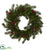 Silk Plants Direct Pine and Berry Wreath - Pack of 1
