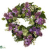 Silk Plants Direct Hanel Lilac Wreath - Pack of 1