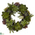 Silk Plants Direct Succulent Wreath - Green - Pack of 1