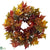 Silk Plants Direct Maple and Berry Wreath - Pack of 1