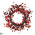 Silk Plants Direct Plum Blossom Wreath - Pack of 1