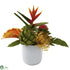Silk Plants Direct Tropical Floral Arrangement - Pack of 1