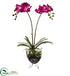 Silk Plants Direct Double Phalaenopsis Elegance Arrangement - Pack of 1