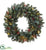 Silk Plants Direct Pine Wreath - Pack of 1
