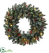 Silk Plants Direct Pine Wreath - Pack of 1