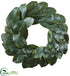 Silk Plants Direct Magnolia Leaf Wreath - Pack of 1