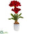 Silk Plants Direct Silk Amaryllis Floral Arrangement - Pack of 1