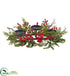 Silk Plants Direct Berry & Pine Triple Candleabrum - Pack of 1