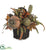 Silk Plants Direct Fall Pumpkin & Berry Table Arrangement - Pack of 1