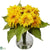 Silk Plants Direct Golden Sunflower Arrangement - Yellow - Pack of 1