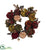 Silk Plants Direct Autumn Hydrangea Peony Wreath - Pack of 1