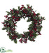 Silk Plants Direct Holly Berry Wreath - Pack of 1