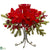 Silk Plants Direct Amaryllis Candelabrum - Red - Pack of 1