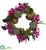 Silk Plants Direct Orchid, Artichoke & Succulent Wreath - Pack of 1