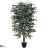 Silk Plants Direct Weeping Ficus - Green - Pack of 1
