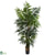 Silk Plants Direct Bulb Areca Palm Tree - Pack of 1