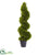 Silk Plants Direct Grass Spiral Topiary - Pack of 1