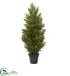 Silk Plants Direct Mini Cedar Pine Tree - Pack of 1