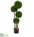 Silk Plants Direct Boxwood Topiary - Pack of 1