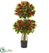 Silk Plants Direct Double Bougainvillea Artificial Topiary Tree - Pack of 1