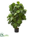 Silk Plants Direct Fiddle Leaf Artificial Tree - Pack of 1