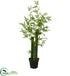 Silk Plants Direct Green Bamboo Artificial Tree - Pack of 1