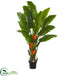 Silk Plants Direct Flowering Travelers Palm Artificial Tree - Pack of 1